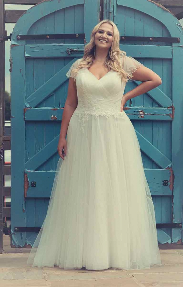 Victoria Kay Beauty BE109 Plus Size Wedding Dress
