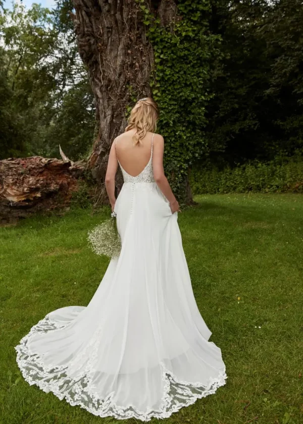 Romantica of Devon Marlee wedding dress back