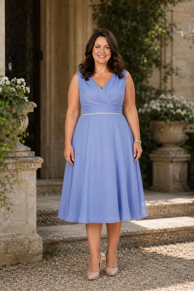EBED043 Emma Bridals Curvy mother of the bride Dress