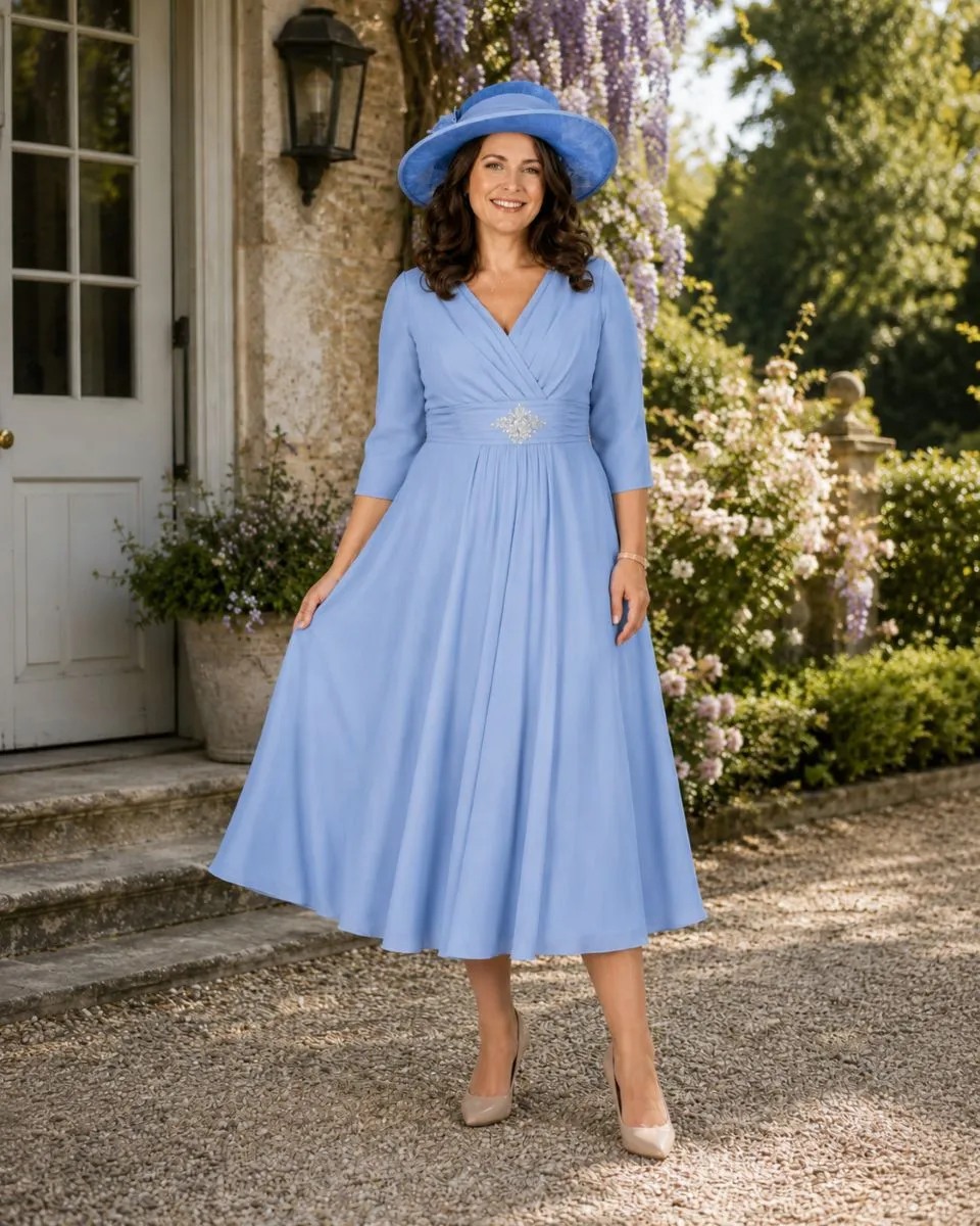EBED054 Emma Bridals Dress mother of the bride