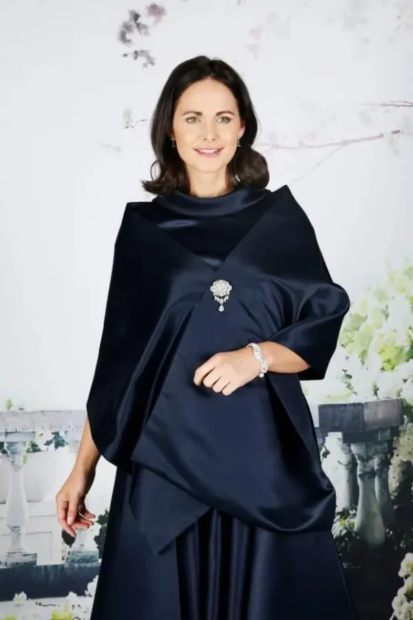 EBEJ053 Mother of the Bride Jacket navy