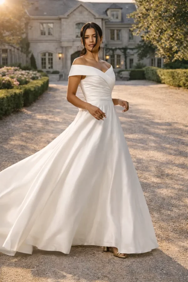 PB0033 romantica Pure wedding Dress front