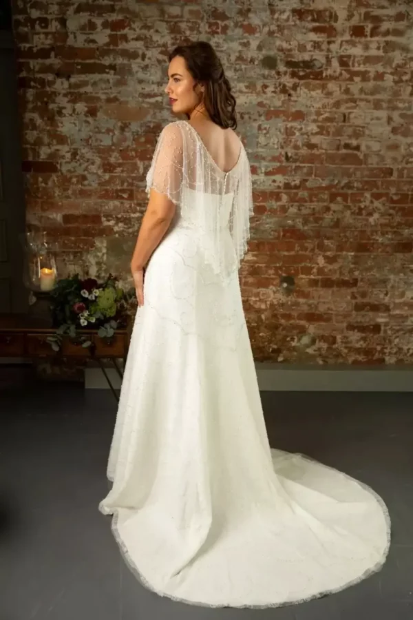Blythe TC-W310A True Curves wedding dress back