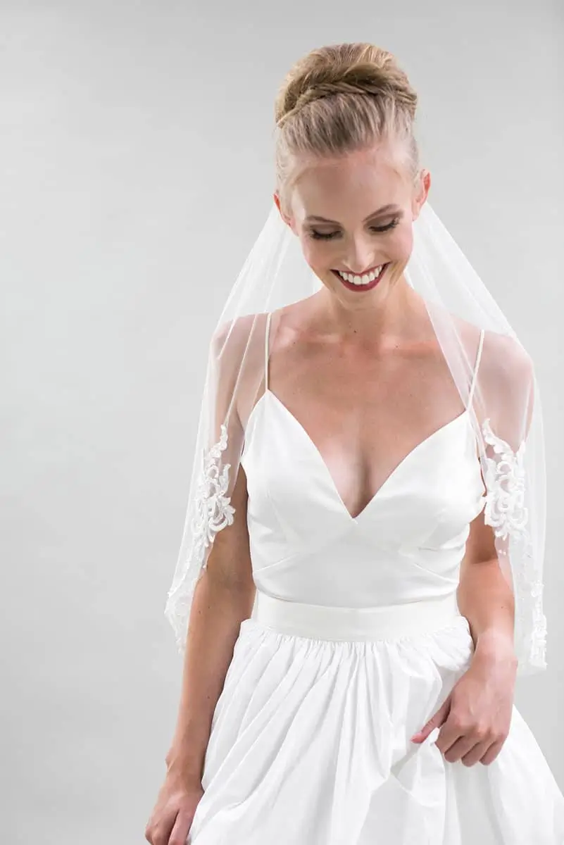 Milan Single Tier Joyce Jackson Veil