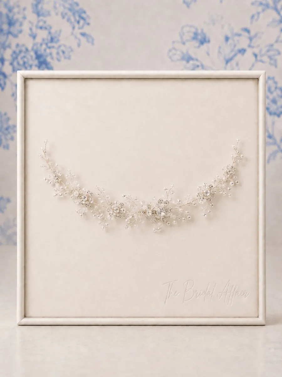 P828 Small Metallic Crystal Vine &ndash; Richard Designs