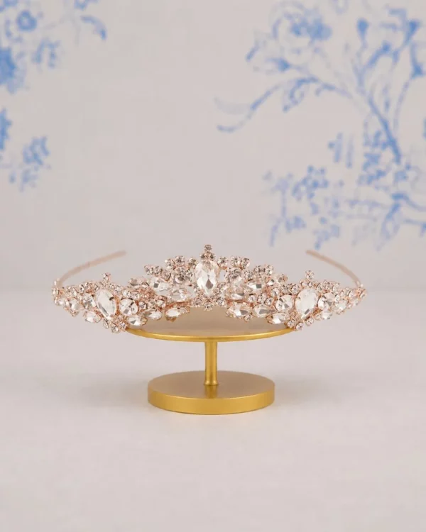 TR2571RS Sparkling Crystal Tiara - Richard Designs