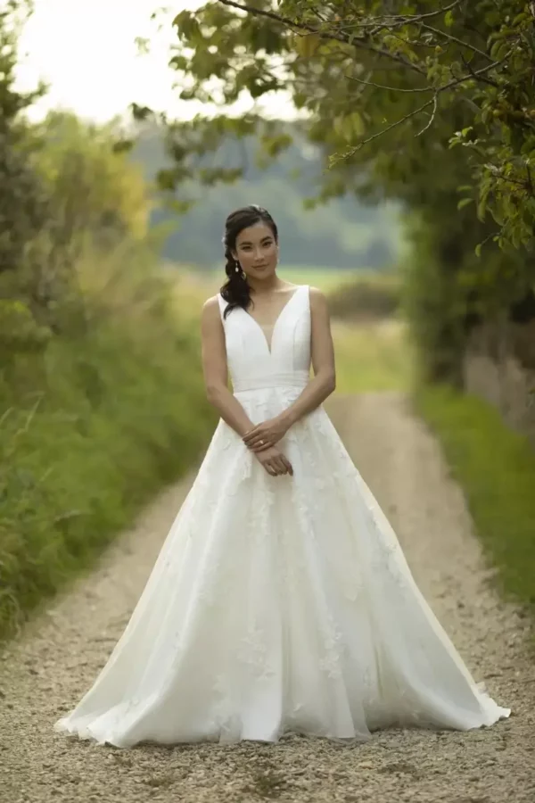 Savannah W395 True Bride wedding dress front