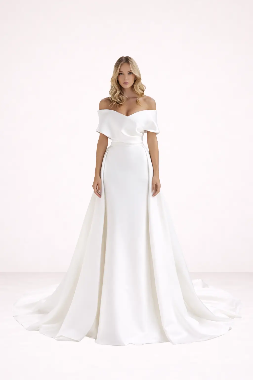 EVA LENDEL Jess ウエディングドレス　size34 Jess Eva Lendel: Stunning Wedding Gown with Train - Wedding Dress