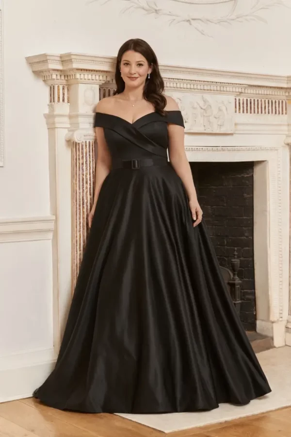 Romantica of Devon Marilyn B Black wedding dress