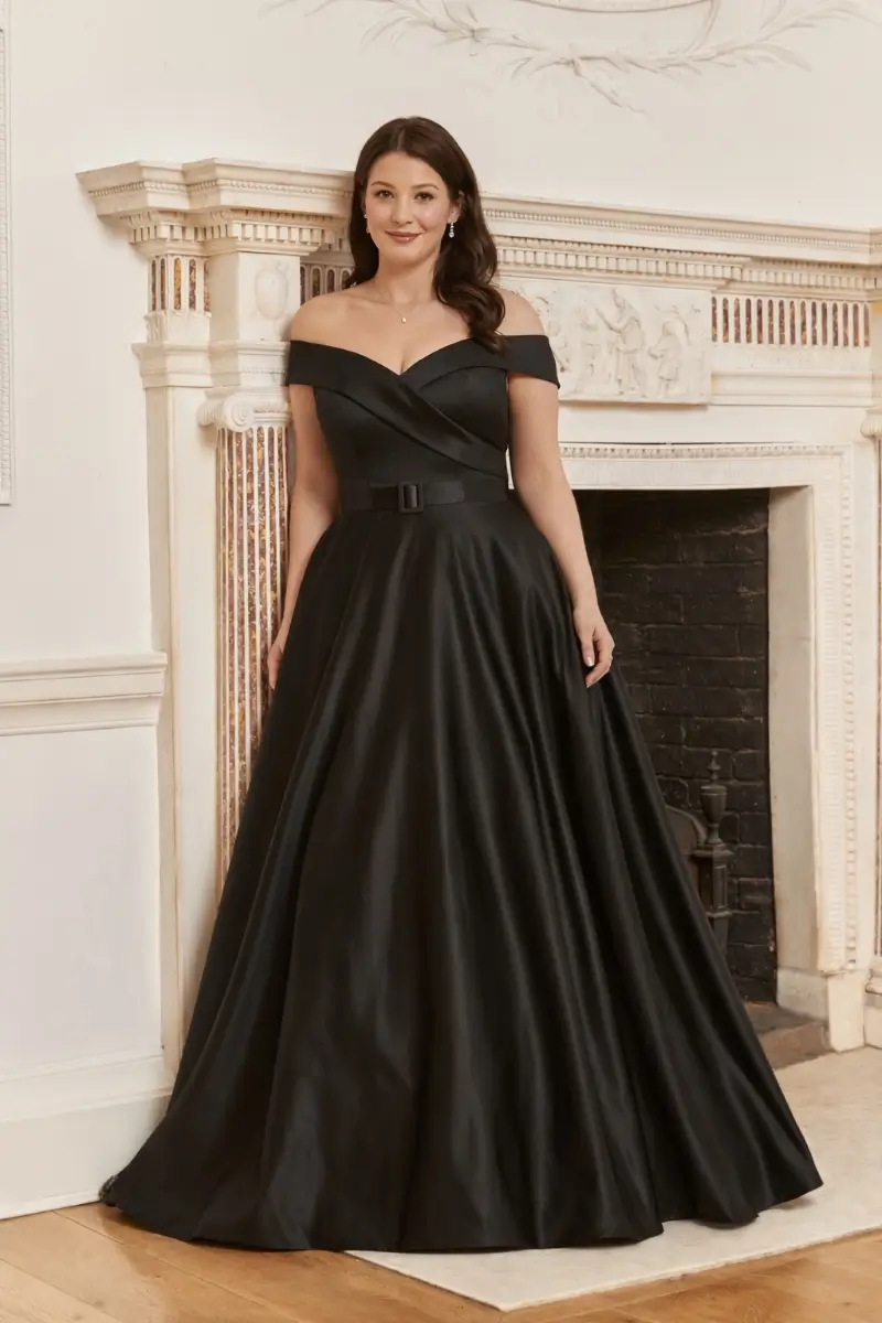 Romantica of Devon Marilyn B Black wedding dress