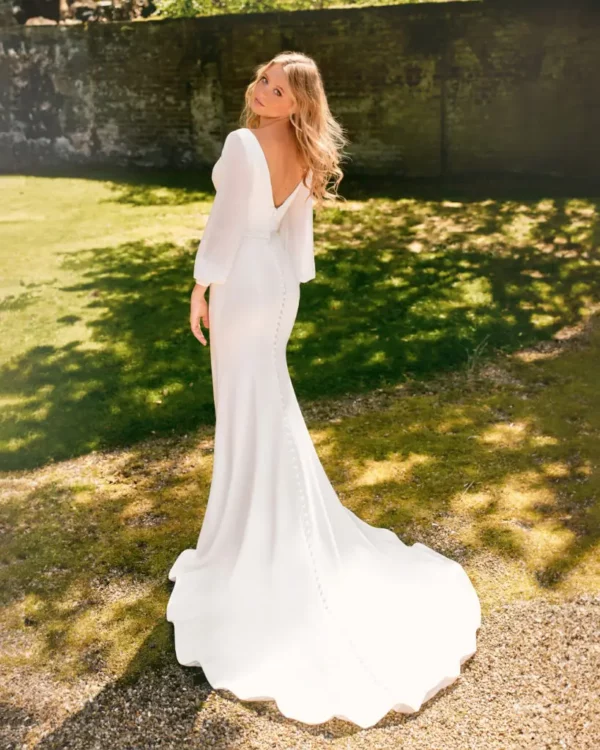Phoenix Gowns Polly PH3127 wedding dress back