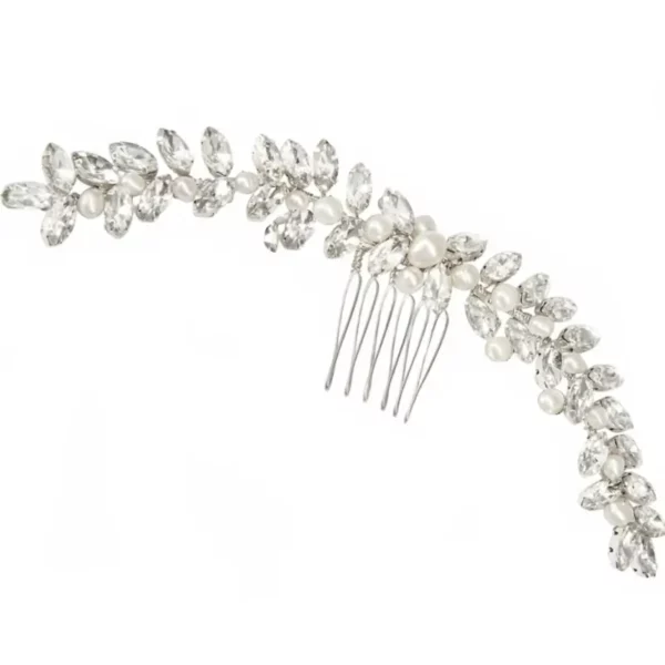 7404 Chic Pearl Hair Comb - Athena