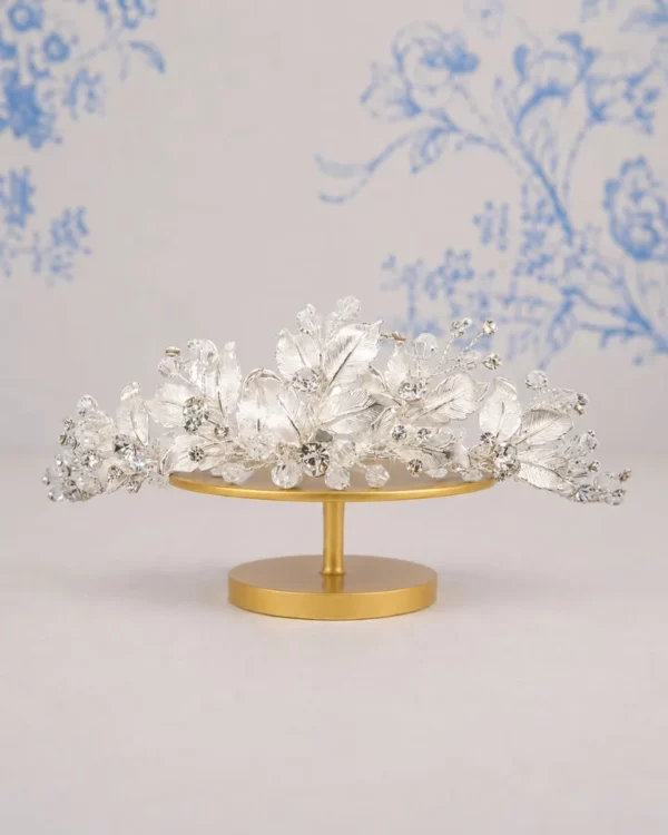 7459 Silver Extravagance Tiara - Athena