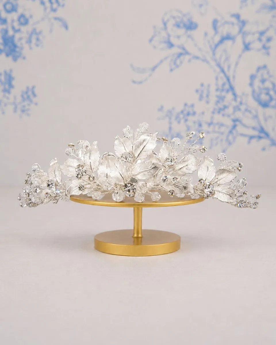 7459 Silver Extravagance Tiara - Athena