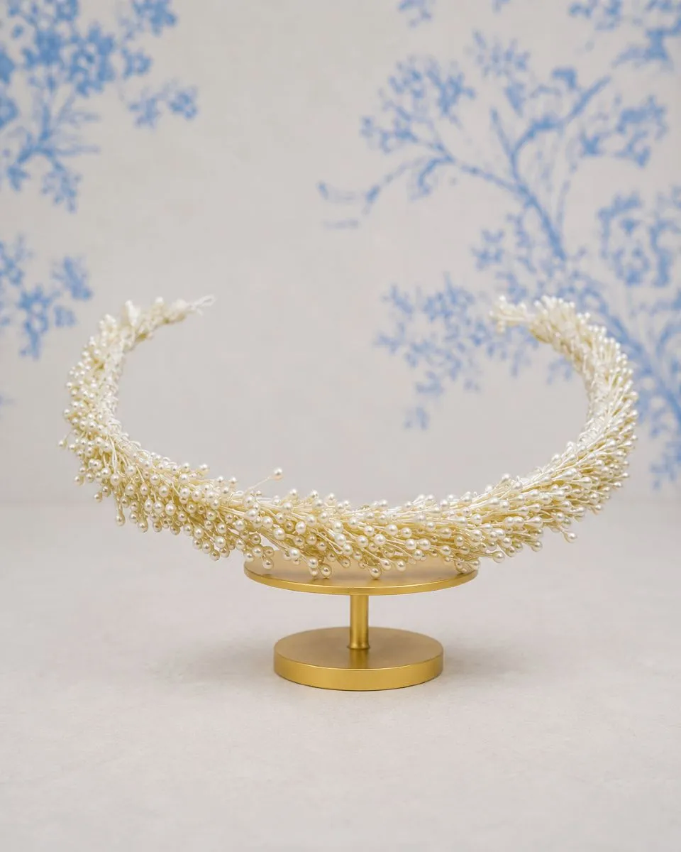 9287 Exquisite Pearl Headband - Athena