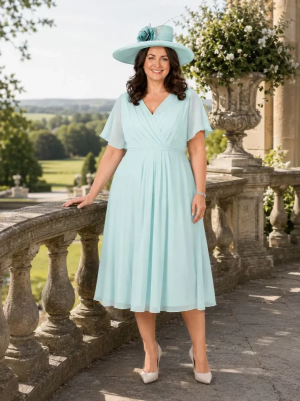EBED044 &ndash; Curvy Occasionwear Dress &ndash; Emma Bridals
