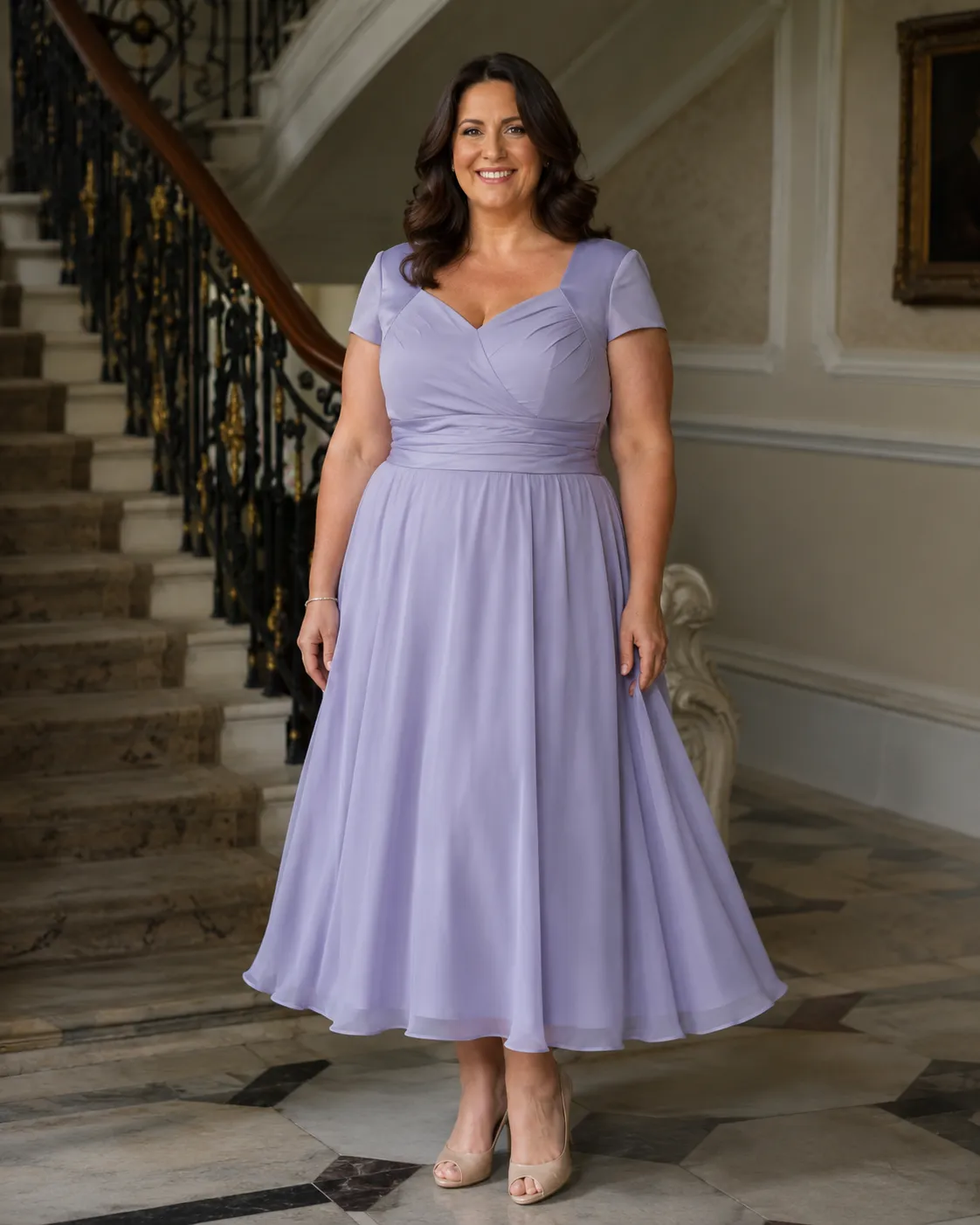 EBED116 &ndash; Curvy Occasionwear Dress &ndash; Emma Bridals