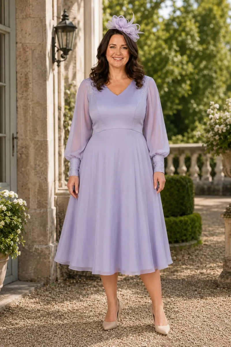 EBED144 &ndash; Curvy Occasionwear Dress &ndash; Emma Bridals