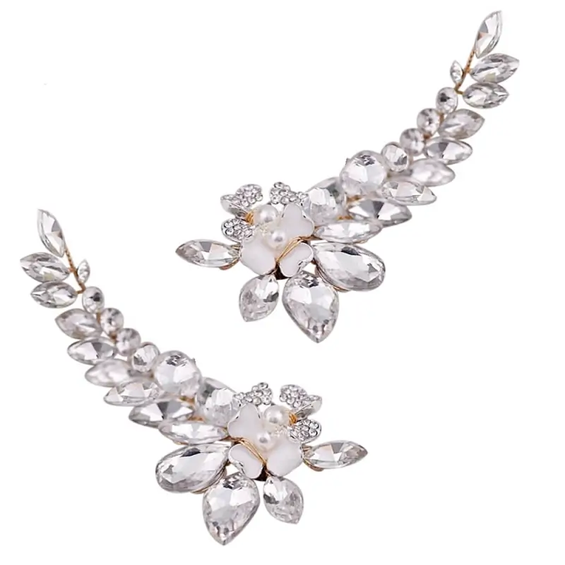 Athena 7503 Vintage Crystal Shoe Clip