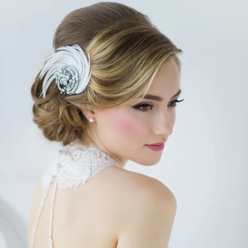 Athena 3583 Adoria Luxe Feather Headpiece