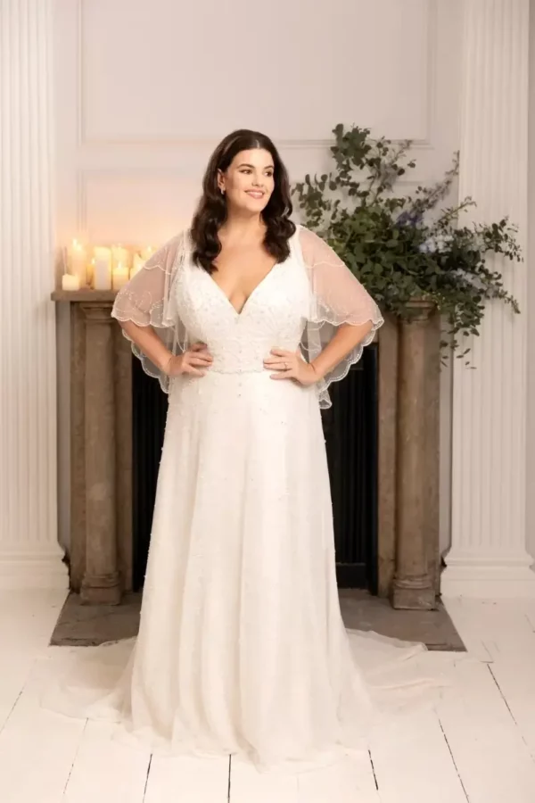 True Curves Mila TC-W476 wedding dress