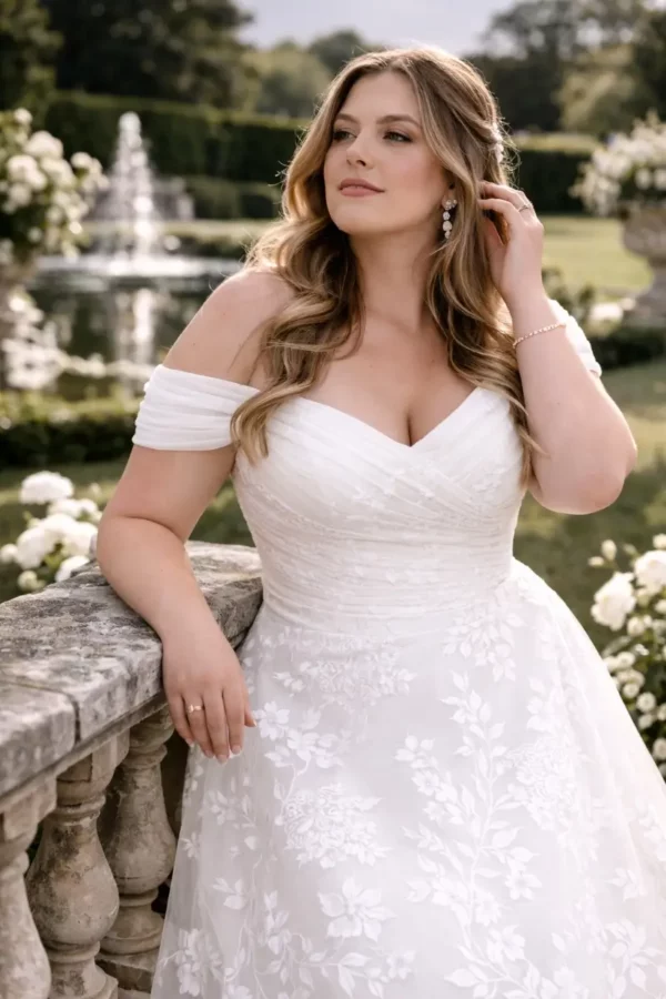 PH8263 Phoenix Gownd Wedding Dress front detail