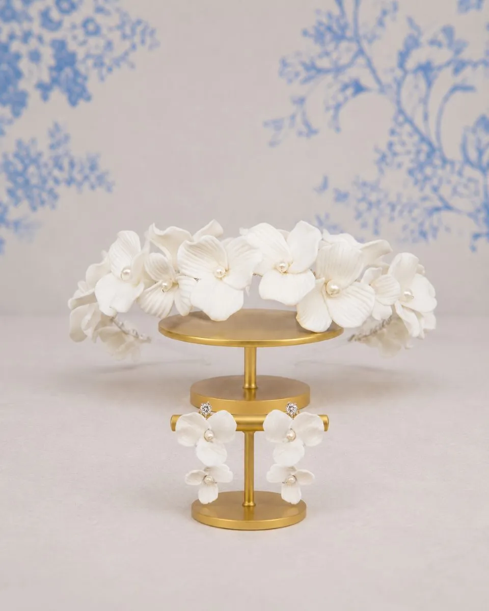 3390 Floral Allure Headband Set - Athena