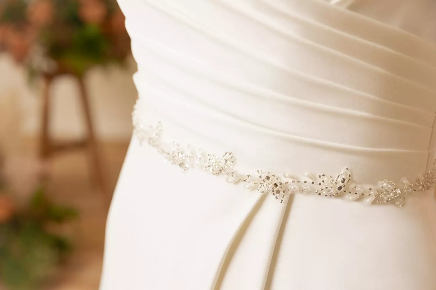 TB-WBelt 04 Pearl & Silver Vine Belt