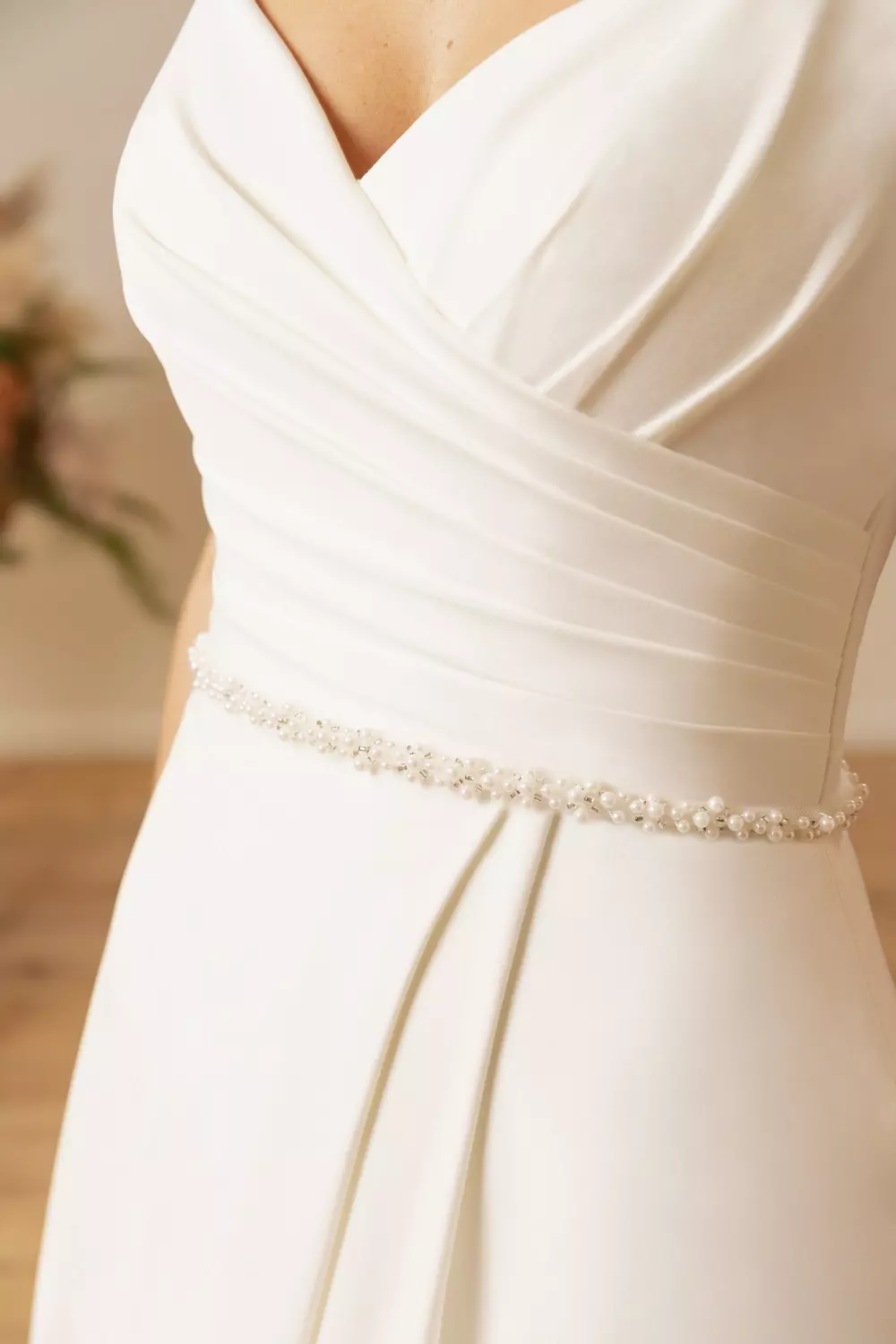 TB-WBelt 01 Pearl & Crystal Beaded Belt