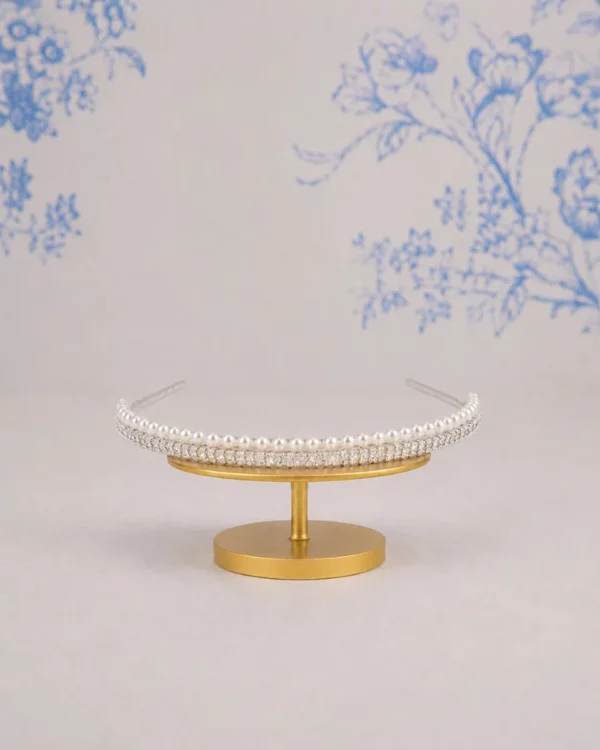 TR2620A Elegant Pearl Crown - Richard Designs