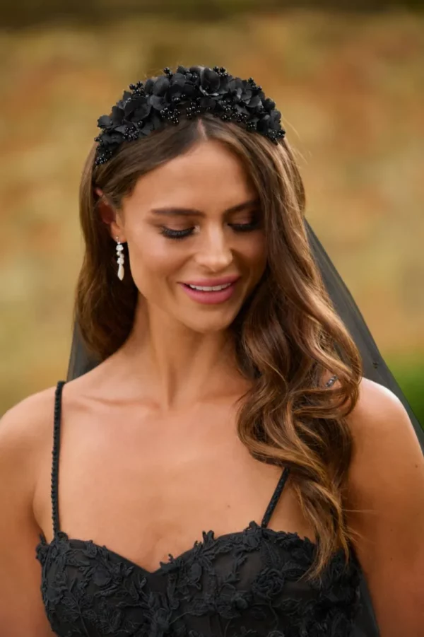 TR2755A Pearl Detail 3D Satin Flower Band &ndash; Richard Designs