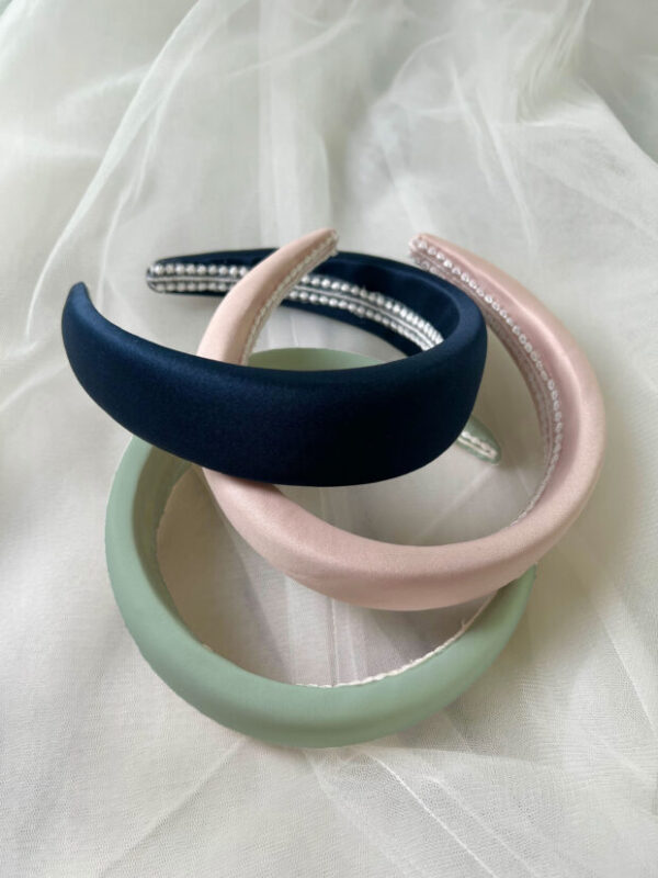 Richard Designs TS001 Padded Satin Headband satin colours