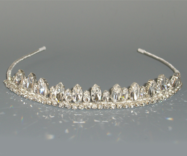 Richard Designs TR1311A Crystal Dimante Tiara