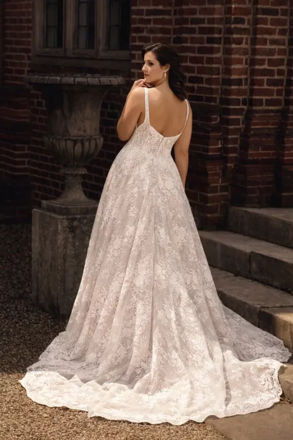 Faye DC024B Danielle Couture wedding dress back