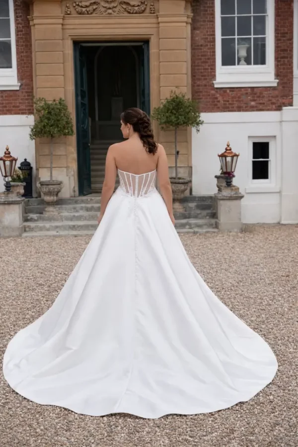 Romantica of Devon Lake wedding dress back