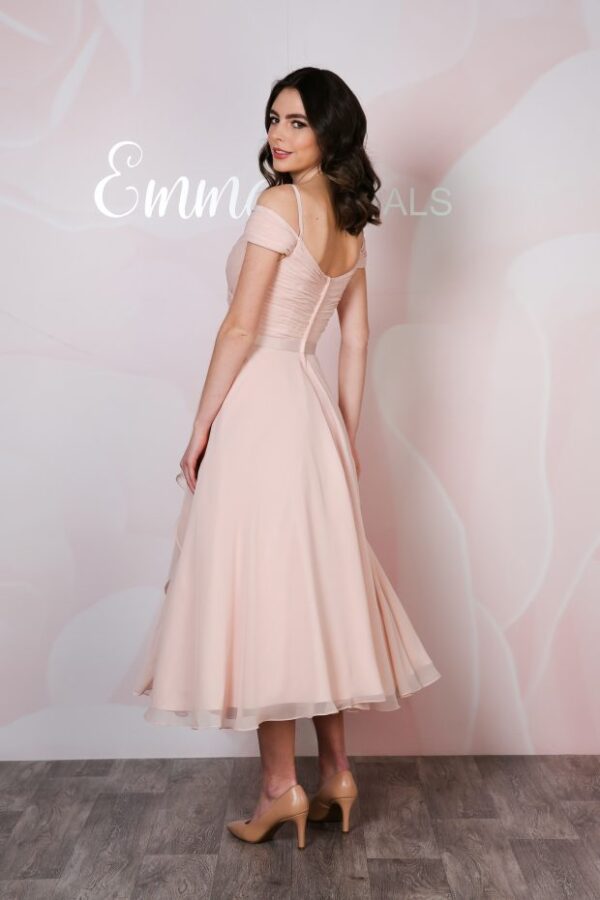 EB7778 Mother of the Bride and Groom dress rose back