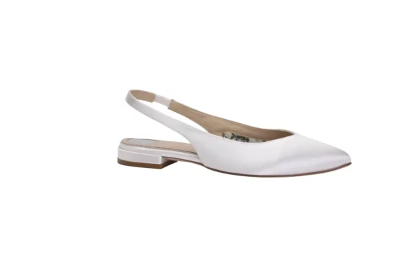 Stevie Dyeable Satin Flat Slingback profile