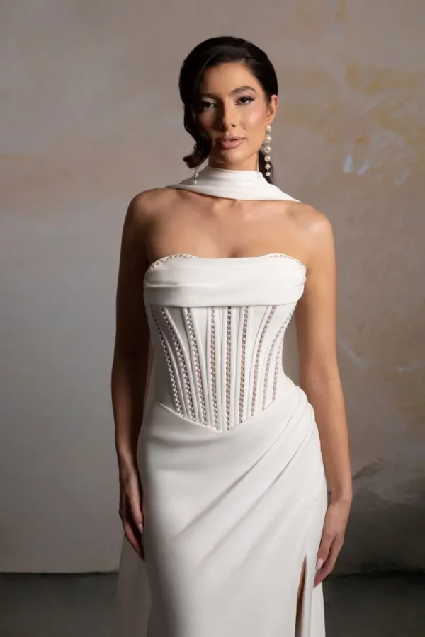 Chelsea DSC051 Donna Salado Bridal Couture wedding dress front detail