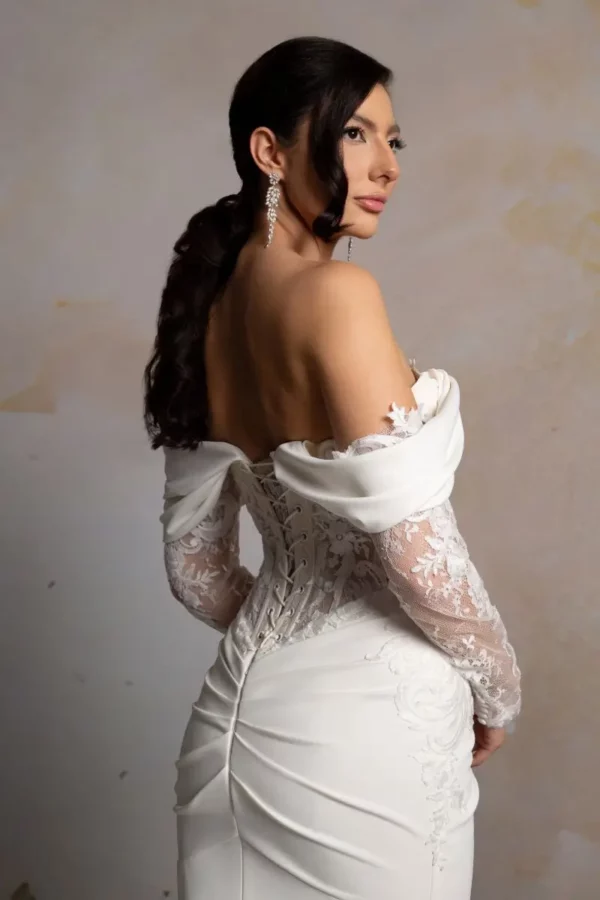 Acacia DSC046 Donna Salado Bridal Couture