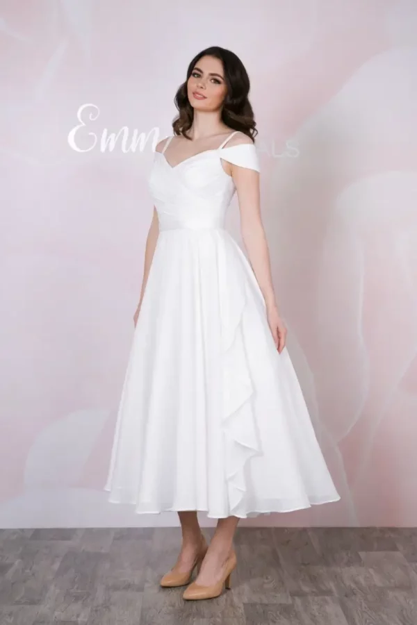 EB7778 &ndash; Tea-Length & Mini Wedding Dress