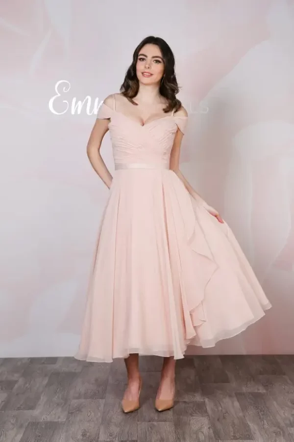 EB7778 &ndash; Tea-Length & Mini Wedding Dress