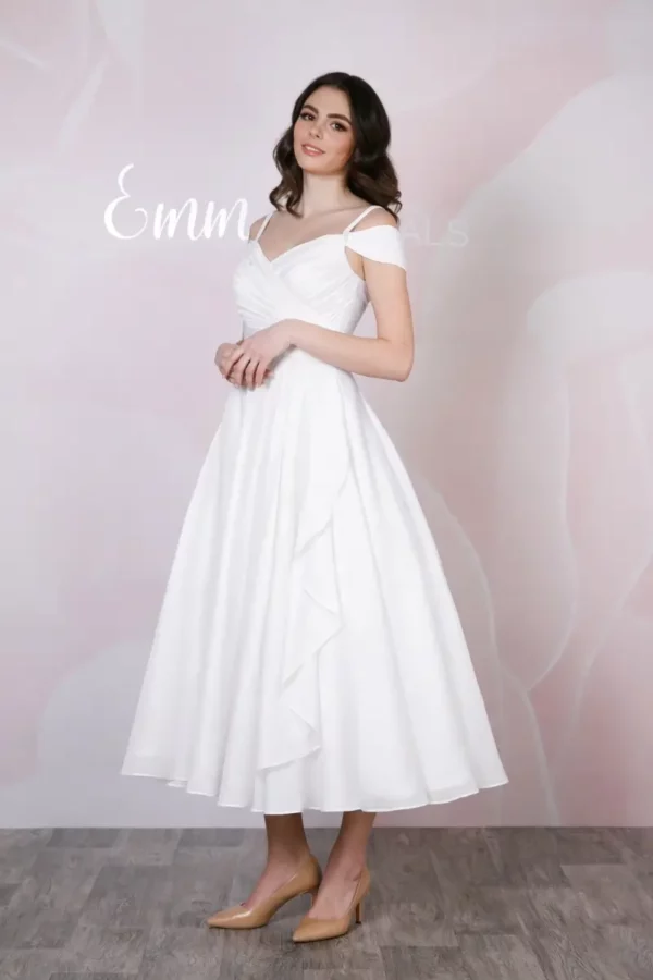 EB7778 &ndash; Tea-Length & Mini Wedding Dress