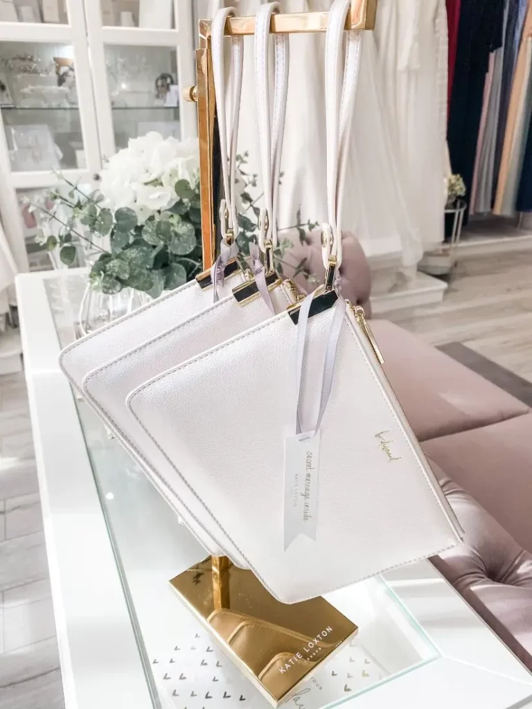 Bridal accessories and clutch bags at The Bridal Affair & Curvy Bridal