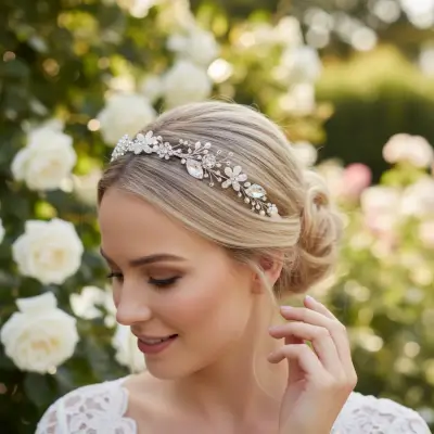 Athena 1426 Romantic Vine Headpiece at the bridal affair