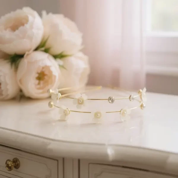 Athena 3522 Floral bridesmaid Headband 1