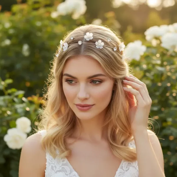 Athena 3522 Floral bridesmaid Headband 3
