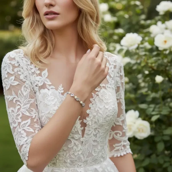 Athena 5069 Dainty Pearl Bracelet 1