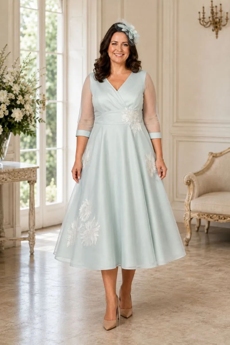 The Sunflower Dress RDAD1268 &ndash; Curvy Occasionwear Dress &ndash; Richard Designs