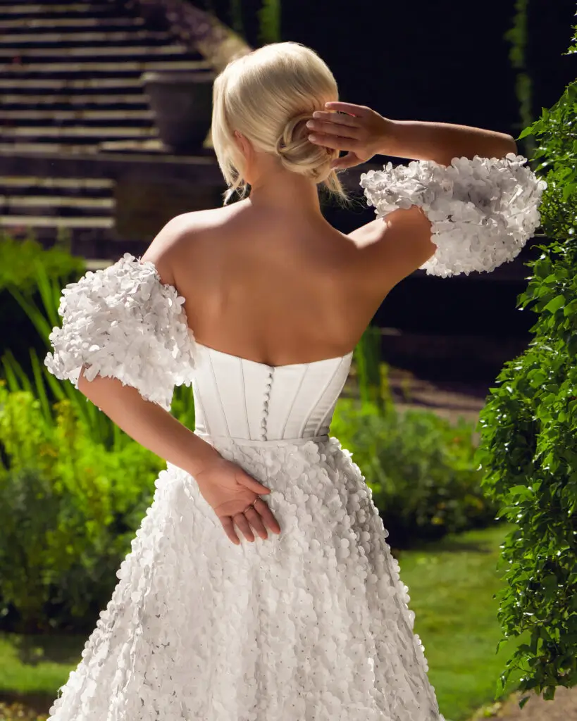 PH1048 Phoenix Gowns with optional sleeves from our bridal boutique designers