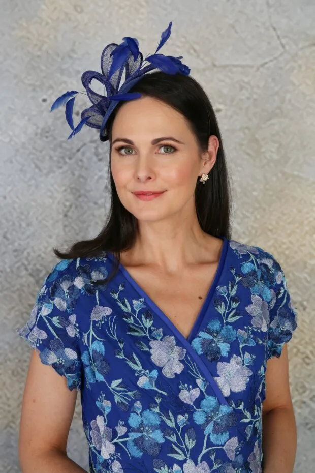Side Pleat Sinamay Fascinator MBF1085 – Richard Designs
